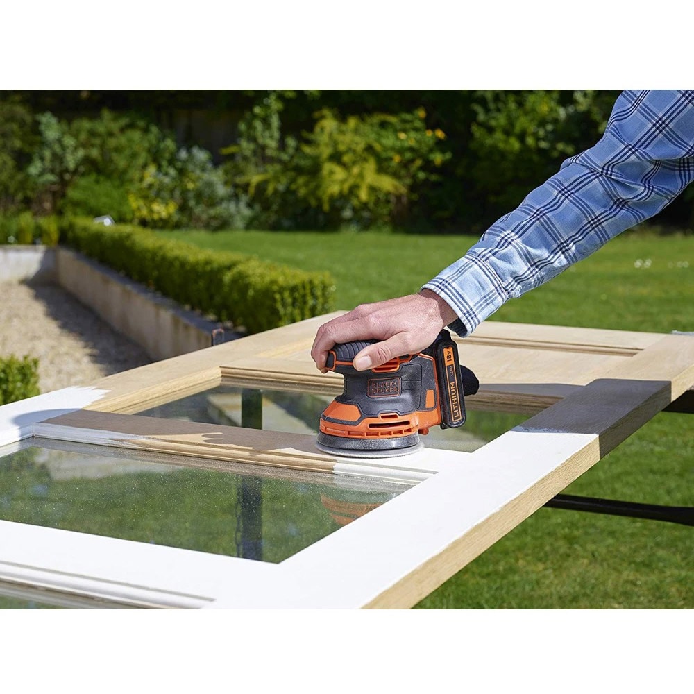 Slefuitor orbital BLACK&DECKER BDCROS18N-XJ, 12000rpm, disc 125mm