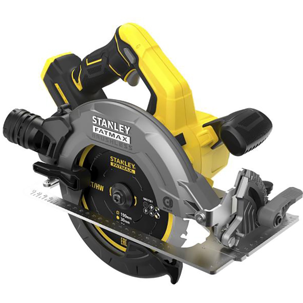 Fierastrau circular STANLEY FatMax V20, 18V, 5000rpm, disc 190 x 30mm, adancime 65mm