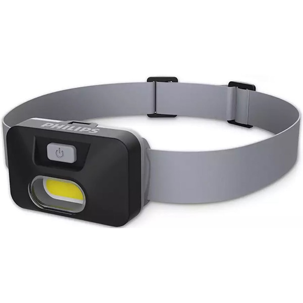 Lanterna LED frontala PHILIPS SFL1000H/10, 130 lumeni, bateria AAA, gri
