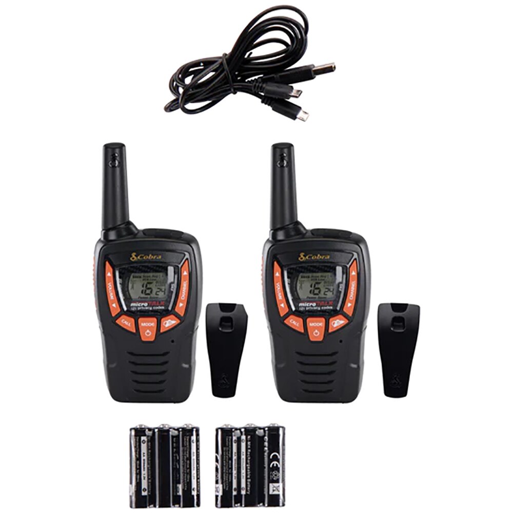 Set statii emisie-receptie COBRA AM655, 16 canale, raza 8km, 2buc