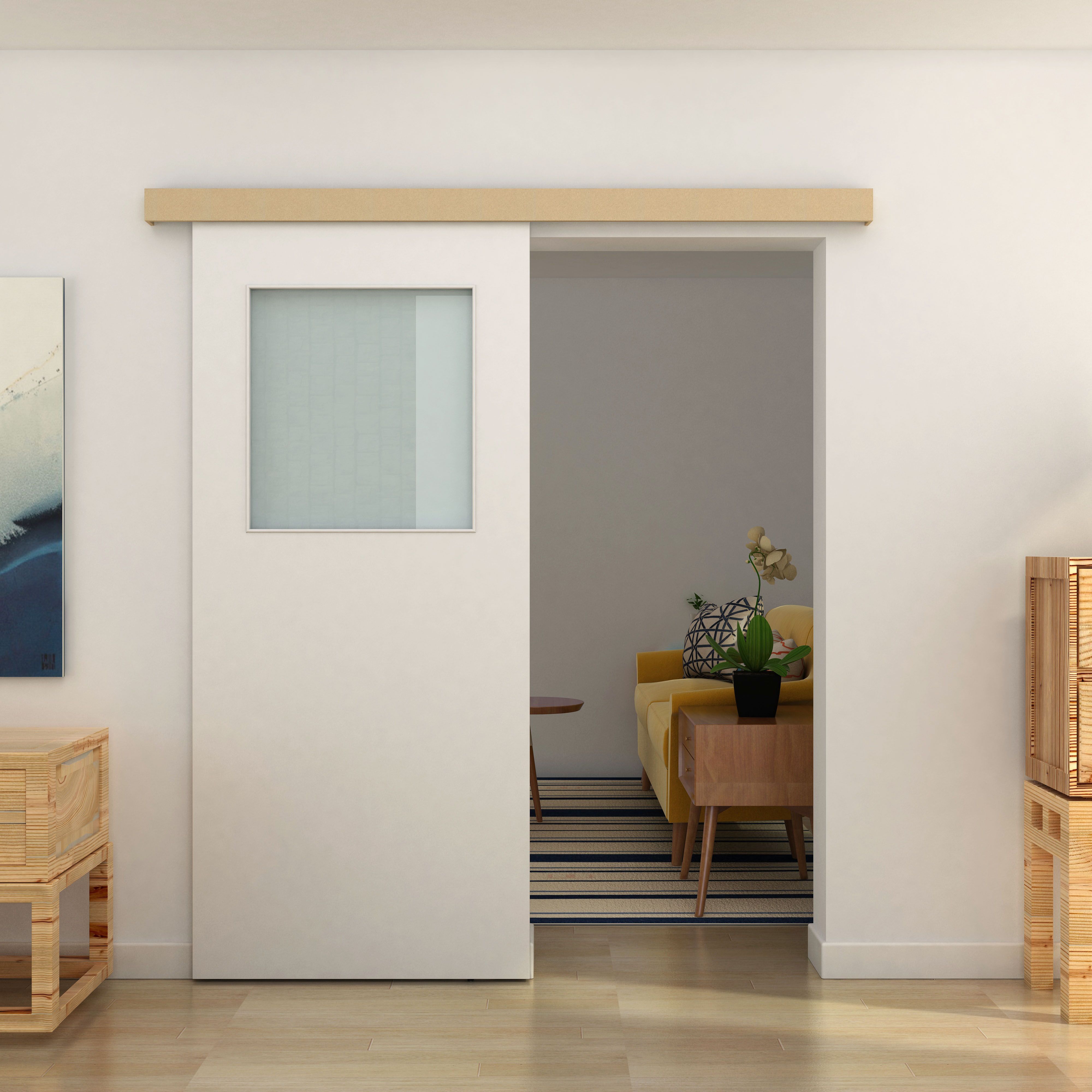 Kit glisare usa lemn, aluminiu