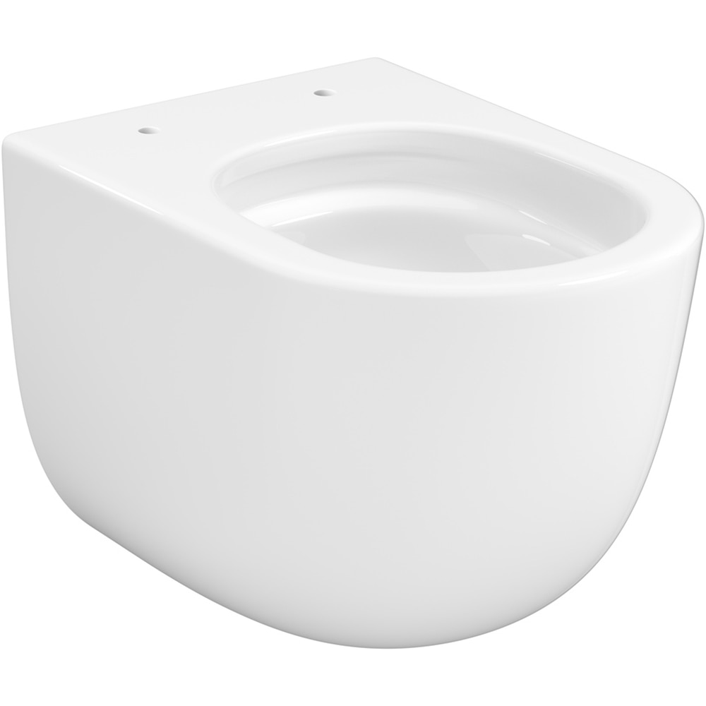 Vas WC suspendat CERSANIT Remo S4035-001, ceramica, evacuare orizontala, 36 x 51 x 38.5 cm, alb