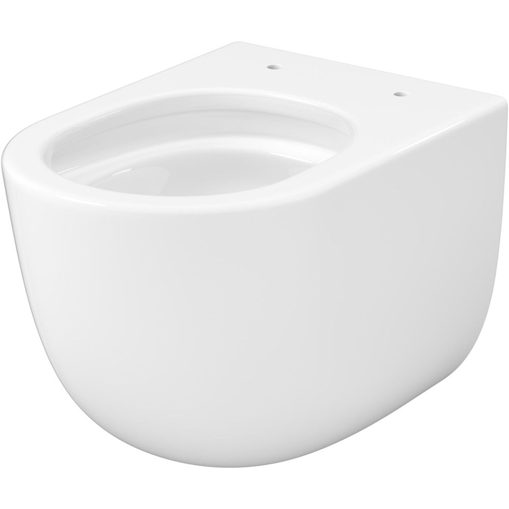 Vas WC suspendat CERSANIT Remo S4035-001, ceramica, evacuare orizontala, 36 x 51 x 38.5 cm, alb