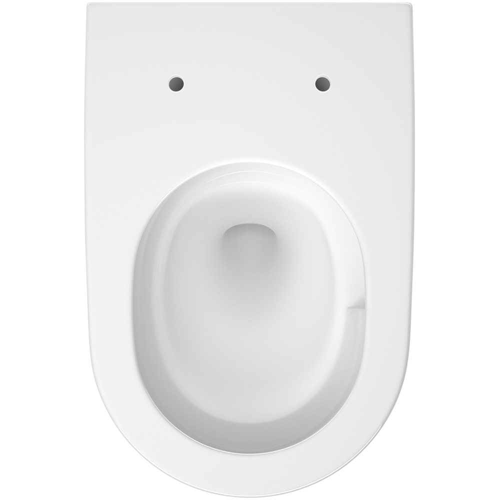 Vas WC suspendat CERSANIT Navado S4036-001, ceramica, evacuare orizontala, 36 x 54 x 35.5 cm, alb