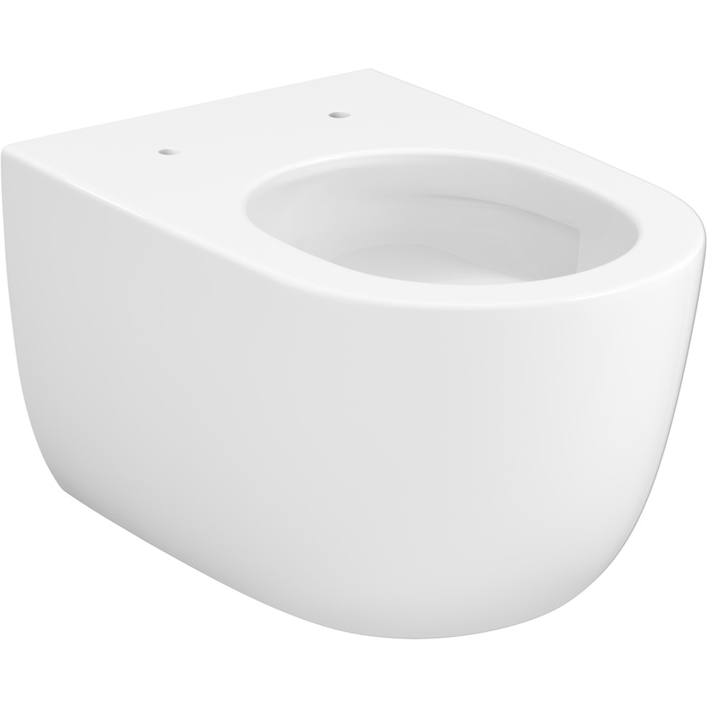 Vas WC suspendat CERSANIT Navado S4036-001, ceramica, evacuare orizontala, 36 x 54 x 35.5 cm, alb