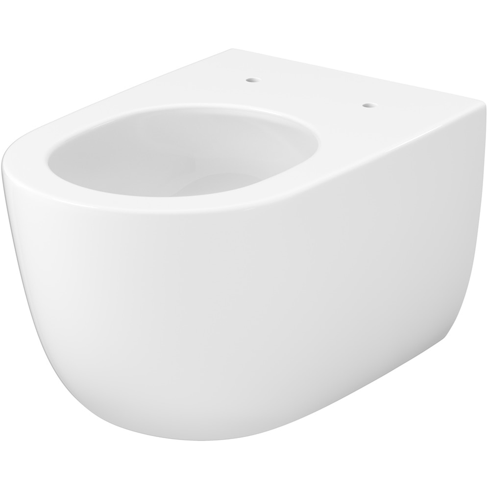 Vas WC suspendat CERSANIT Navado S4036-001, ceramica, evacuare orizontala, 36 x 54 x 35.5 cm, alb