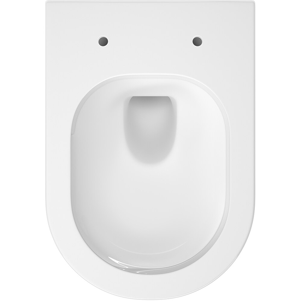 Vas WC suspendat CERSANIT Mesta S4037-001, ceramica, evacuare orizontala, 36 x 49 x 34.5 cm, alb