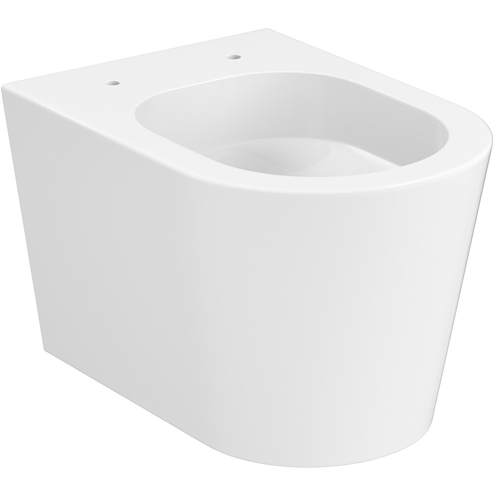 Vas WC suspendat CERSANIT Mesta S4037-001, ceramica, evacuare orizontala, 36 x 49 x 34.5 cm, alb