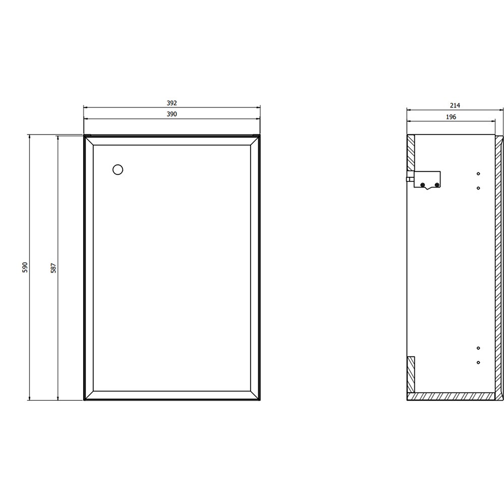 Masca lavoar CERSANIT Mille, cos rufe, 40 x 45 x 55 cm, stejar