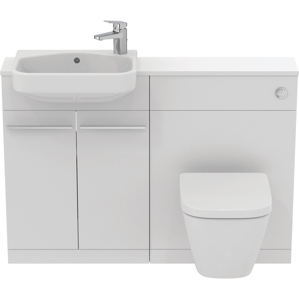 Vas WC suspendat IDEAL STANDARD I.Life S T459201, ceramica, evacuare orizontala, 35.5 x 48 x 30 cm, alb