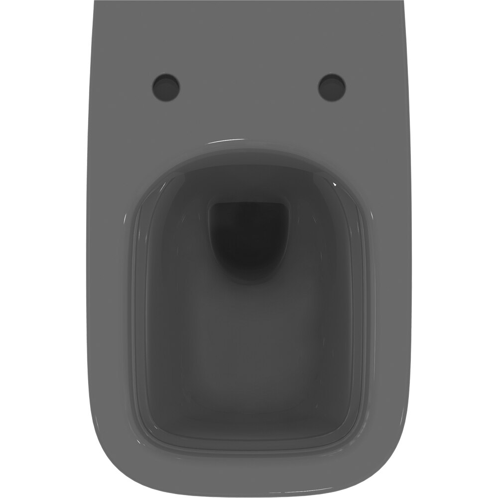 Vas WC IDEAL STANDARD I.Life B T461458 gri, ceramica, evacuare orizontala, 35.5 x 54 x 33.5 cm, gri lucios