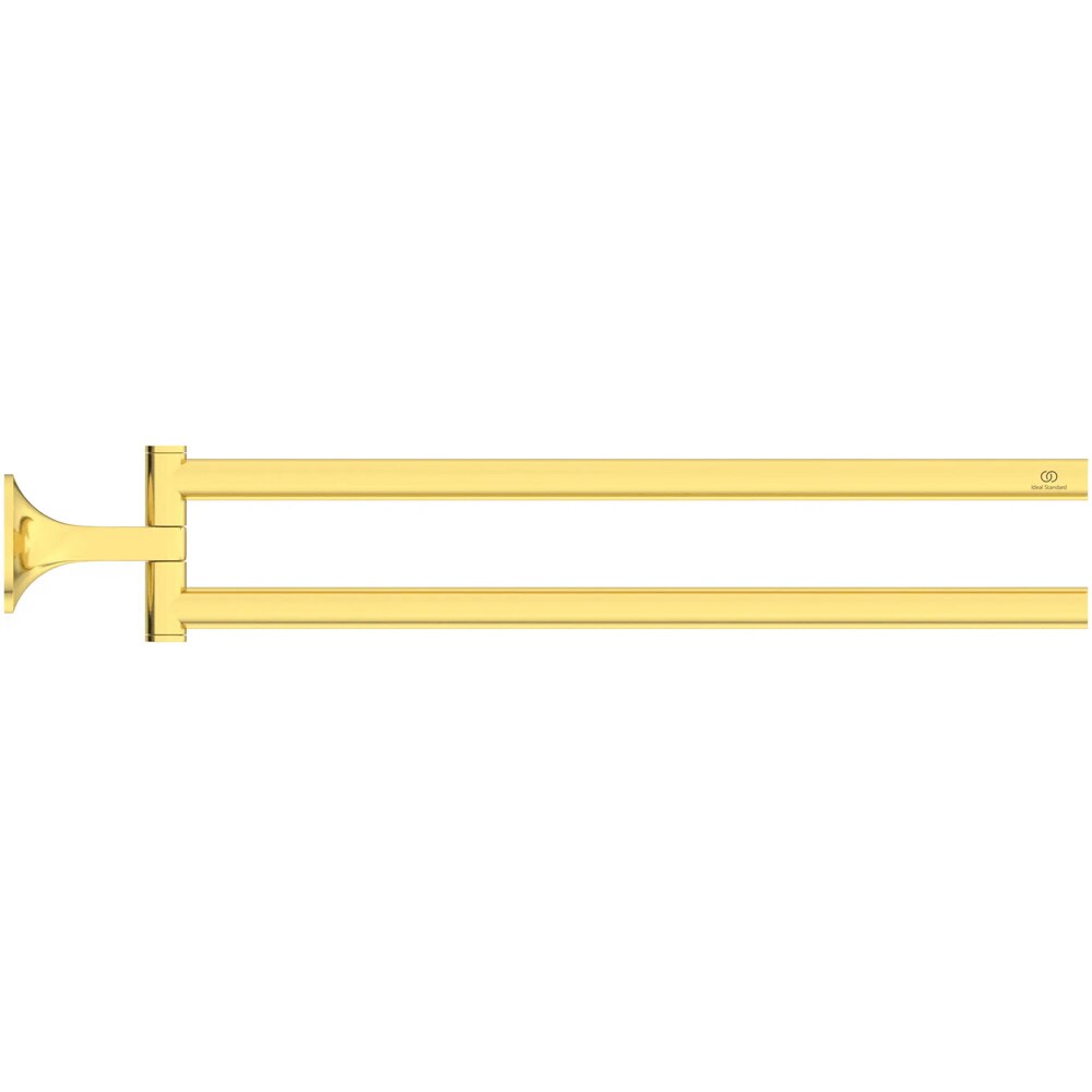 Suport prosop dublu IDEAL STANDARD La Dolce Vita T5505A2, 40 cm, auriu periat