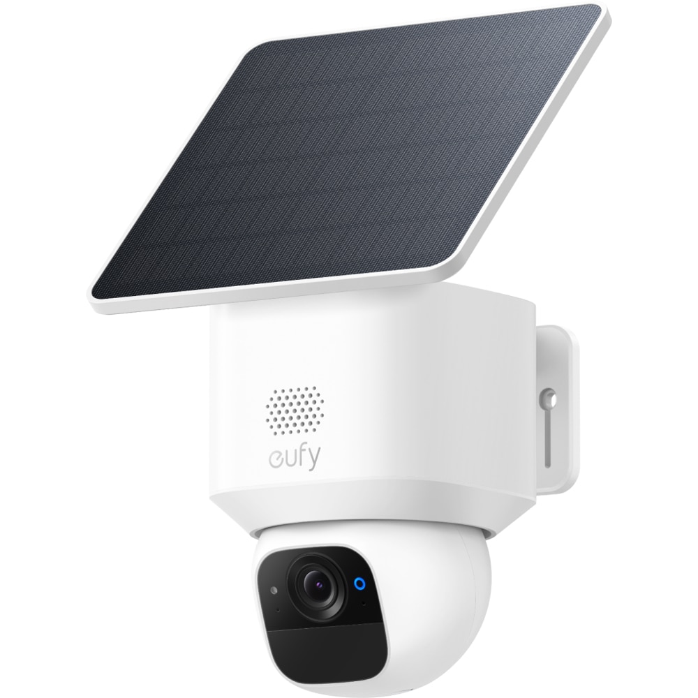 Camera IP Wireless EUFY SoloCam E30, 2K HD, IR, Night Vision, Vedere panoramica 360, Detectare AI, alb