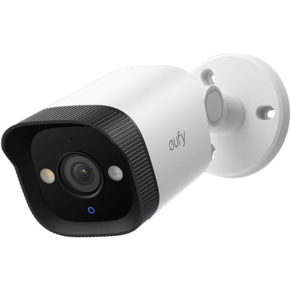 Camera IP exterior EUFY Bullet POE E40, 2160p, IR, Night Vision, alb