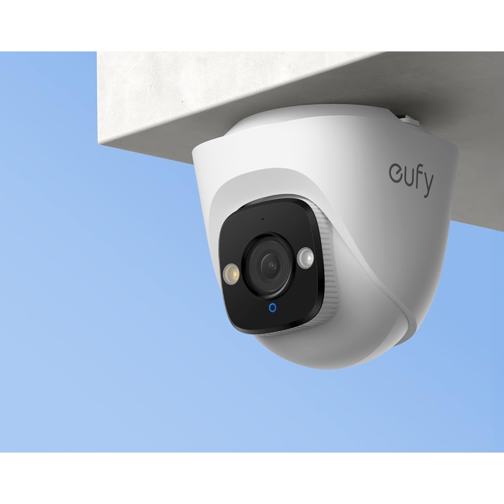 Camera IP exterior EUFY Turret POE E41, 2160p, IR, Night Vision, alb