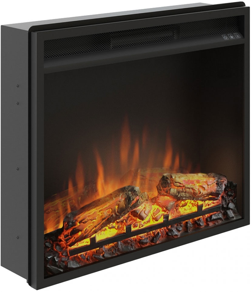 Focar electric 3D incorporabil TAGU PowerFlame, 1500W, Telecomanda, negru
