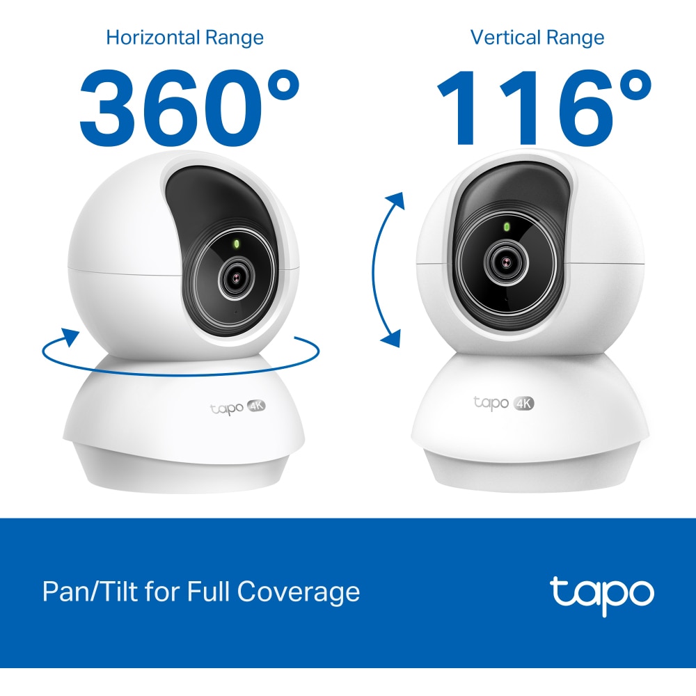 Camera IP Wireless interior TP-LINK Tapo C250, 4K 2160p, IR, Night