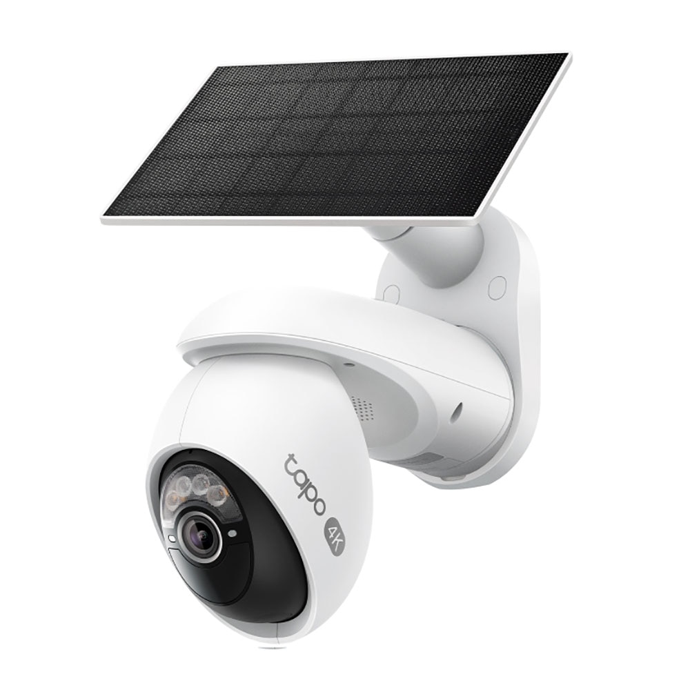 Kit camera IP Wireless exterior TP-LINK Tapo C660, 8MP, 2160 p, IP66, IR, Night Vision, alb