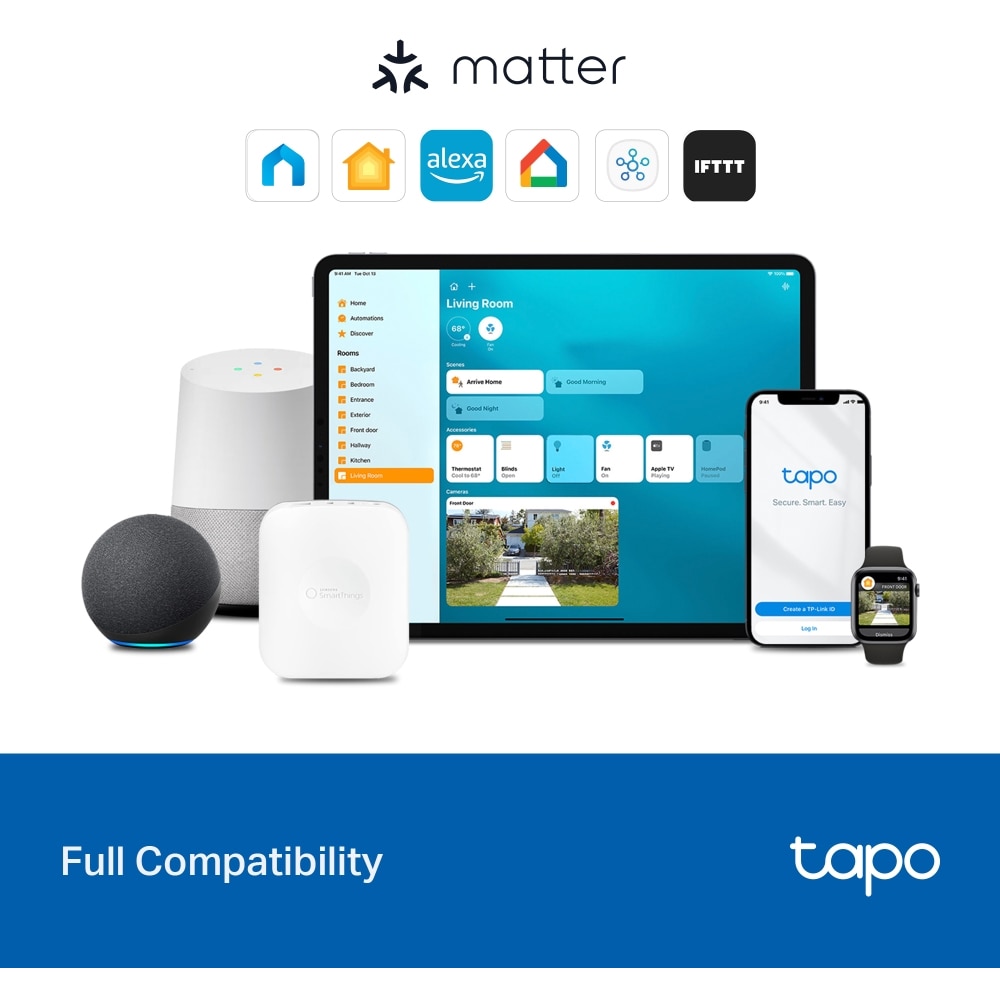 Modul de comutare inteligent TP-LINK Tapo S112, Wi-Fi, alb