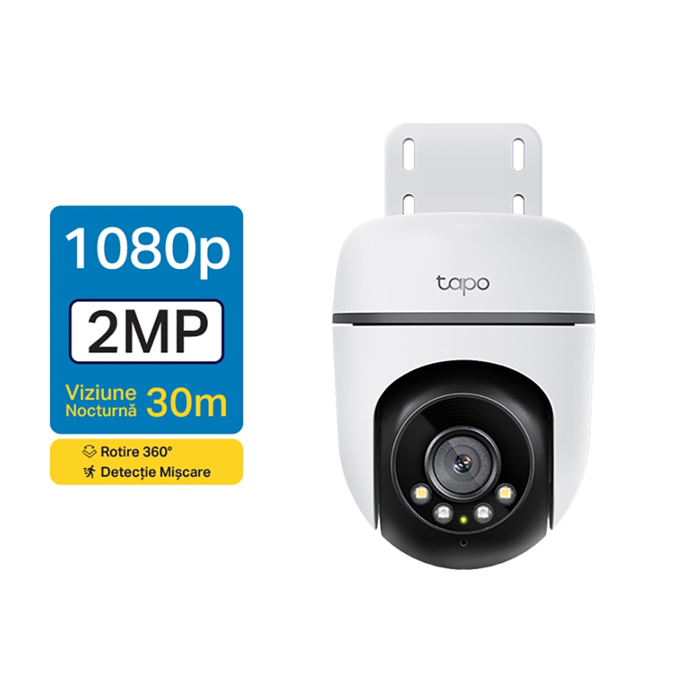 Camera IP Wireless TP-LINK TC40, 1080p, IR, Night Vision, alb