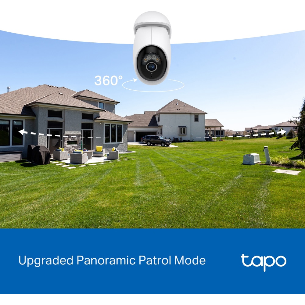 Camera IP Wireless TP-LINK TC46, 4K 2160p, IR, NightVision, alb