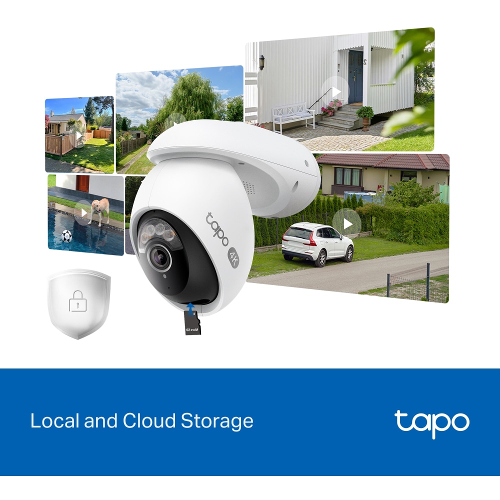 Camera IP Wireless TP-LINK TC46, 4K 2160p, IR, NightVision, alb