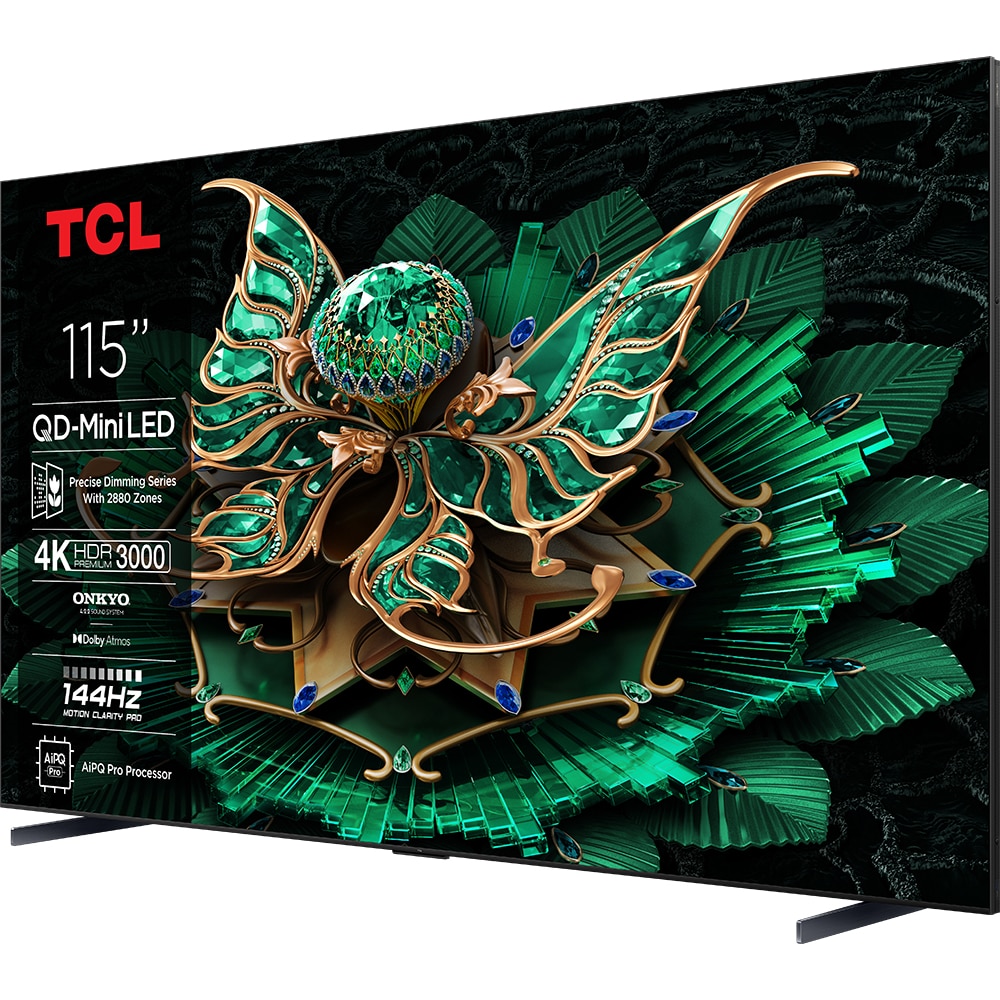 Televizor Mini LED Smart TCL 115C7K, Ultra HD 4K, 291cm