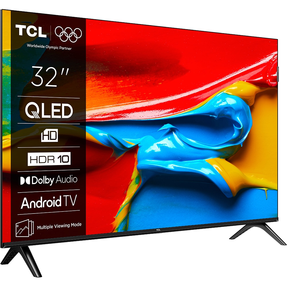 Televizor QLED Smart TCL 32S49K, HD, HDR, 80 cm