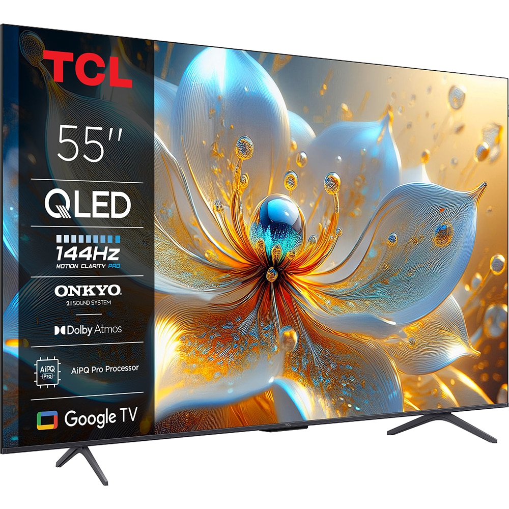 Televizor QLED Smart TCL 55P89K, Ultra HD 4K, HDR, 139cm