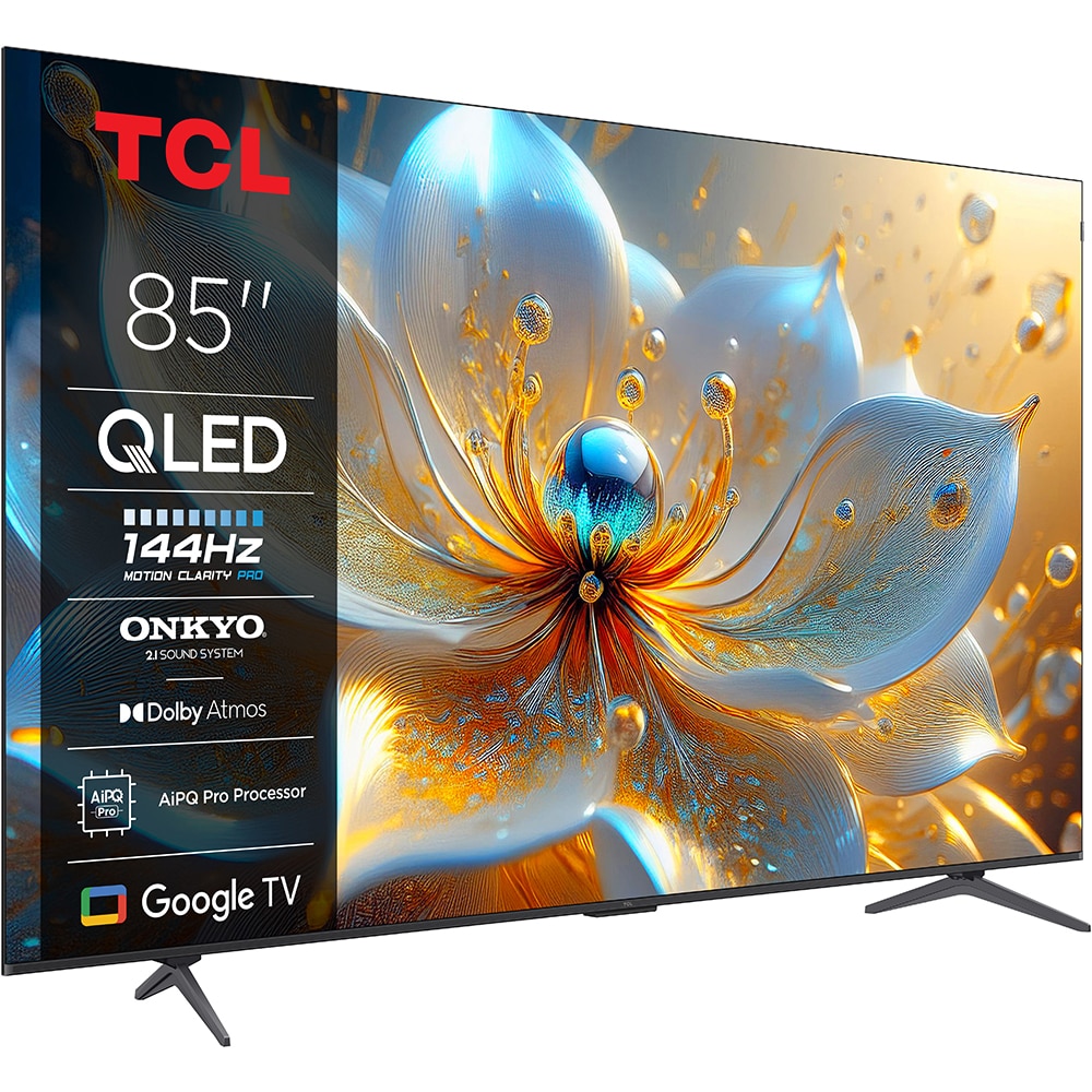 Televizor QLED Smart TCL 85P89K, Ultra HD 4K, HDR, 215cm