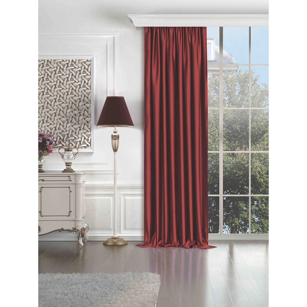 Draperie Minimalist Home World, rejansa, 150 x 260 cm, semiopac, bordo