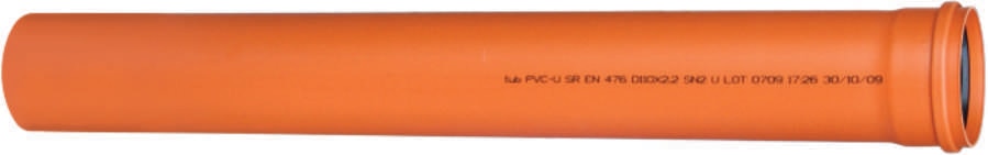 Teava canalizare PVC Valplast SN2, 160 x 3.2 mm, 3 m