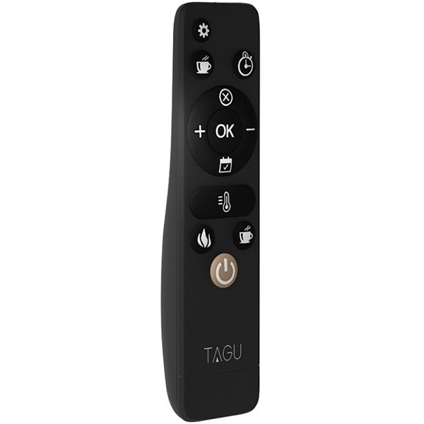 Focar electric 3D incorporabil TAGU PowerFlame, 1500W, Telecomanda, negru