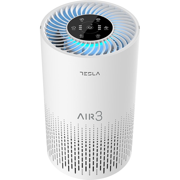 Purificator aer TESLA Air 3, 3 trepte viteza, Hepa, Wi-Fi, alb