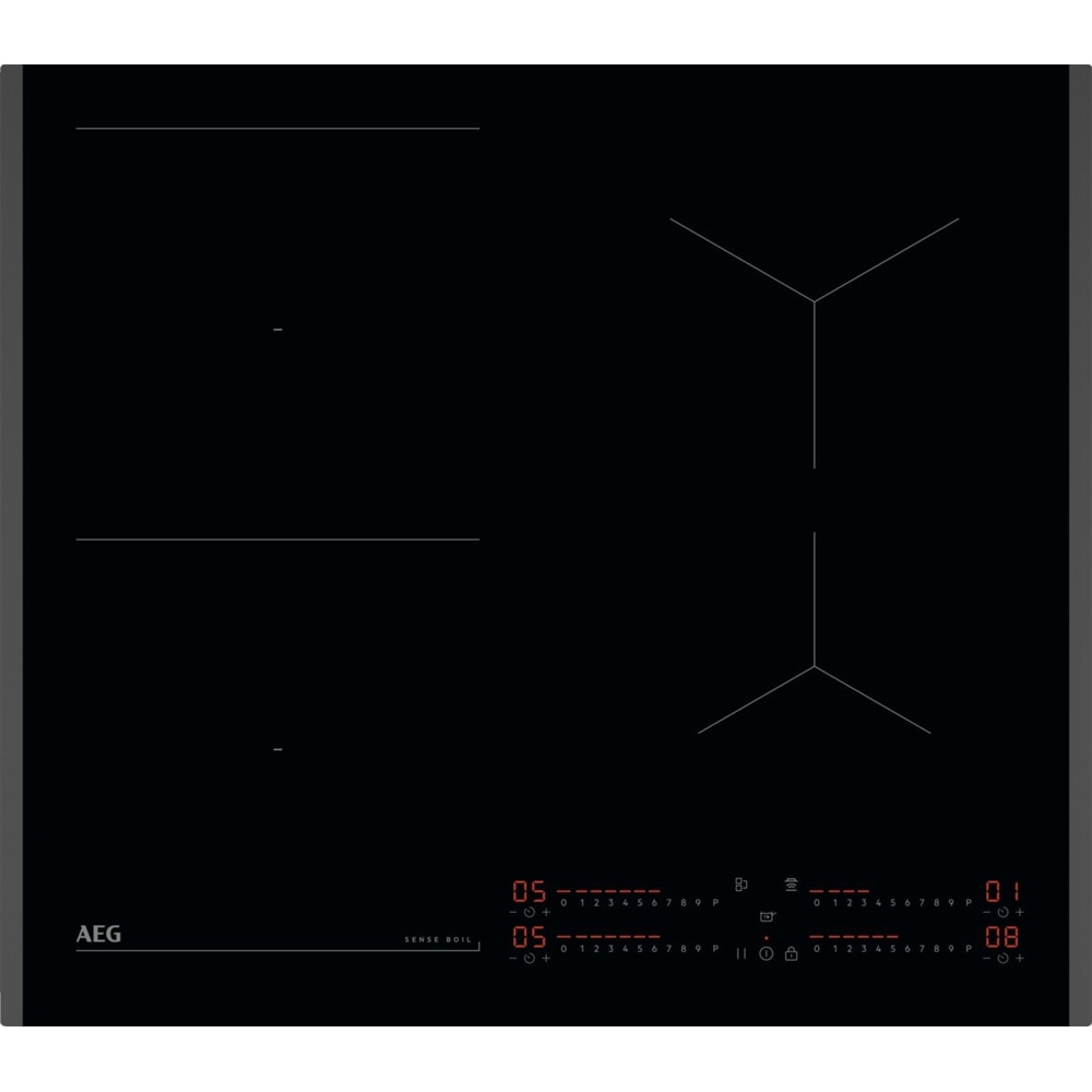 Plita incorporabila AEG TI64IB10FB, Inductie, 4 arzatoare, Touch Control, negru