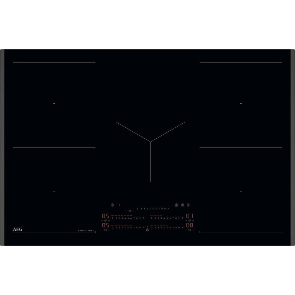 Plita incorporabila AEG TK85IM00FB, Inductie, 5 arzatoare, Touch Control, negru