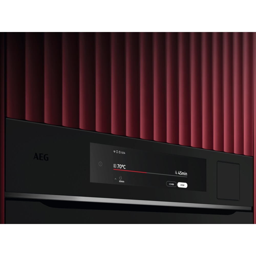 Cuptor incorporabil AEG TP9SB831AT, Electric, SteamPro, Autocuratare cu abur, 70 l, Clasa A++, Wi-Fi, negru