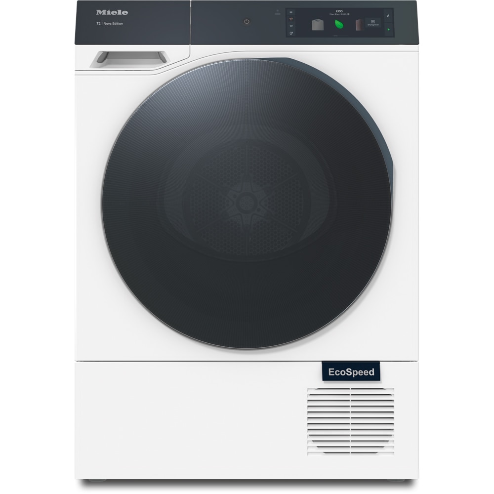 Uscator de rufe MIELE TQ 1000 WP Nova Edition, Pompa de caldura, 9 kg, 24 programe, Clasa B, Wi-Fi, alb