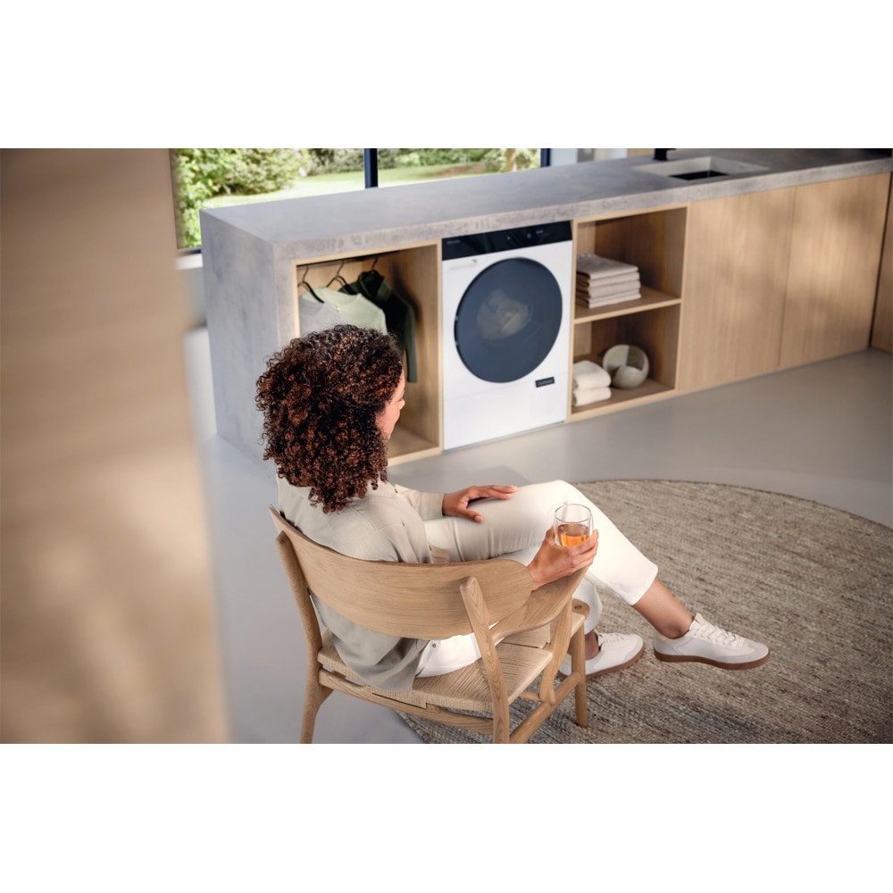 Uscator de rufe MIELE TQ 1000 WP Nova Edition, Pompa de caldura, 9 kg, 24 programe, Clasa B, Wi-Fi, alb