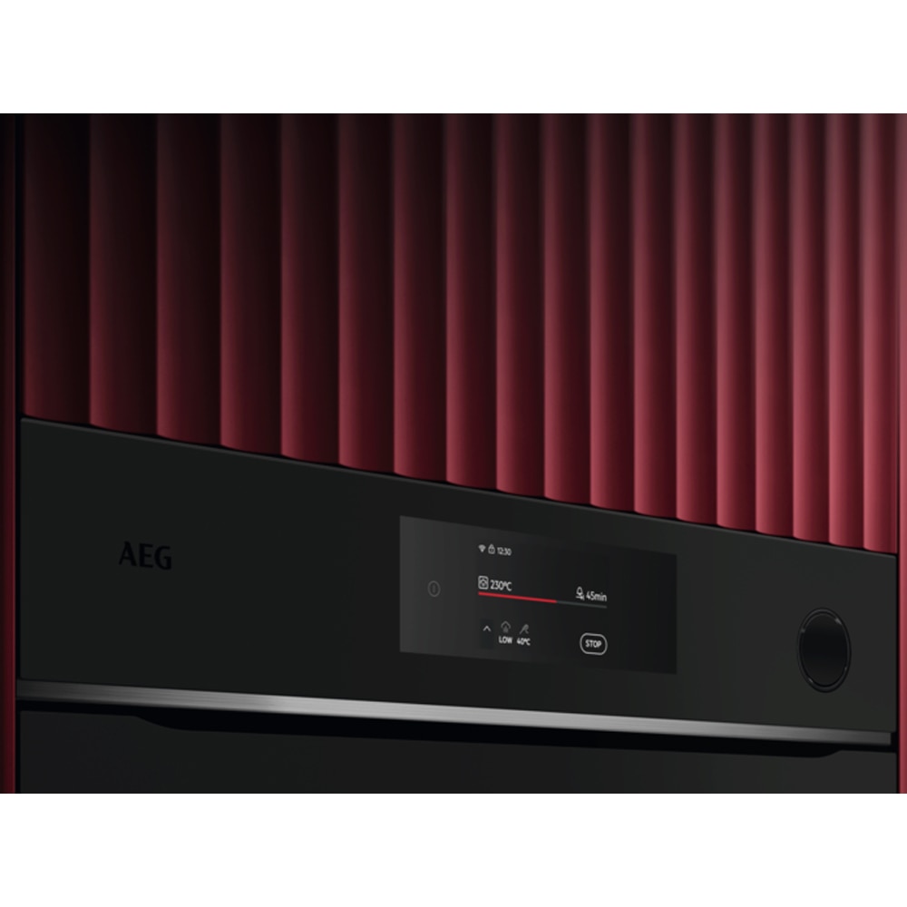 Cuptor incorporabil AEG TR7PB731ST, Electric, Gatire cu abur, Autocuratare pirolitica, 72 l, Clasa A++, Wi-Fi, negru