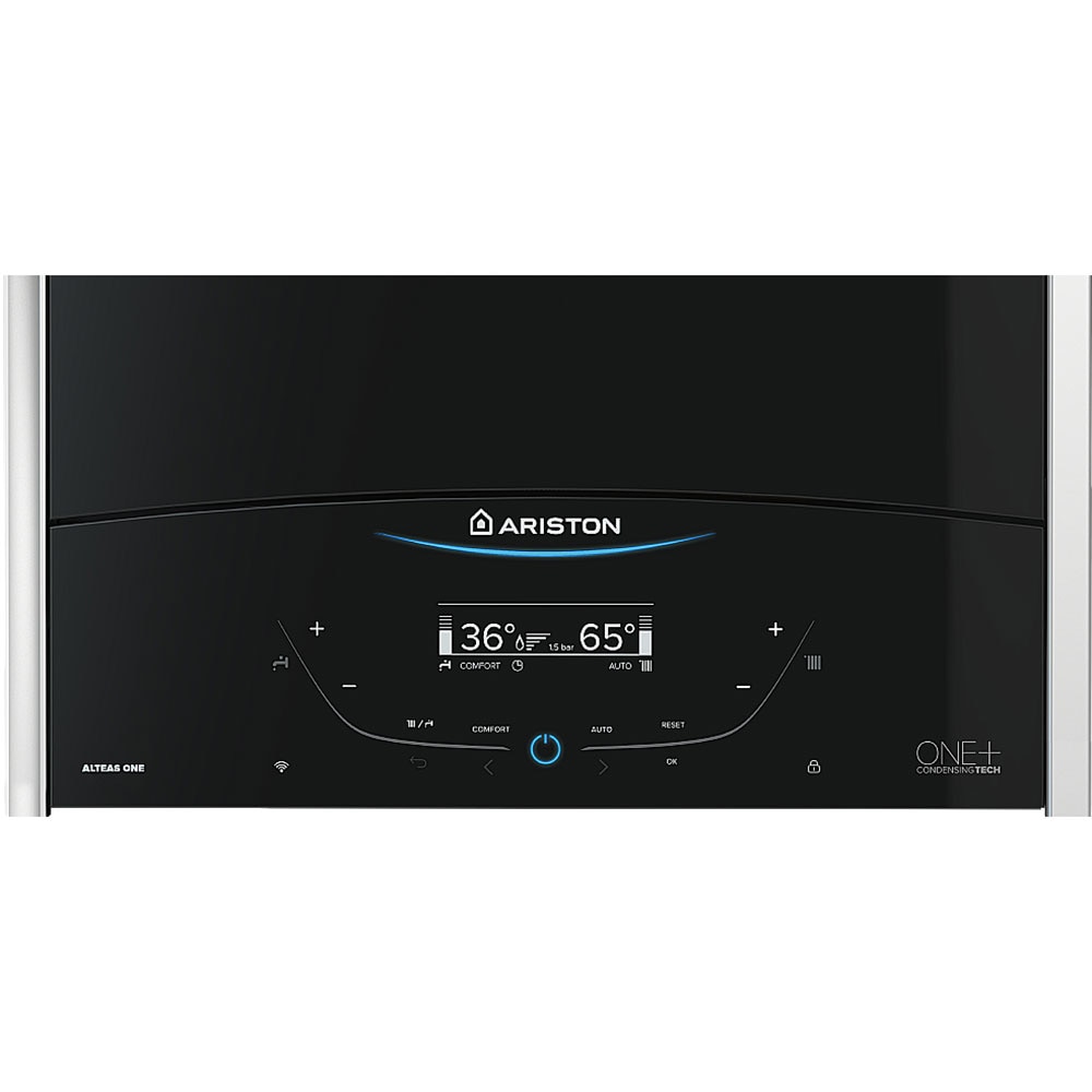 Centrala termica pe gaz in condensare ARISTON Alteas One Plus NET, 35 kW, WiFi, Schimbator de caldura inox, Kit evacuare inclus, 7 ani extragarantie