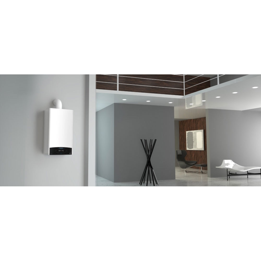 Centrala termica pe gaz in condensare ARISTON Genus One Plus, 35 kW, WiFi, Schimbator de caldura inox, Kit evacuare inclus