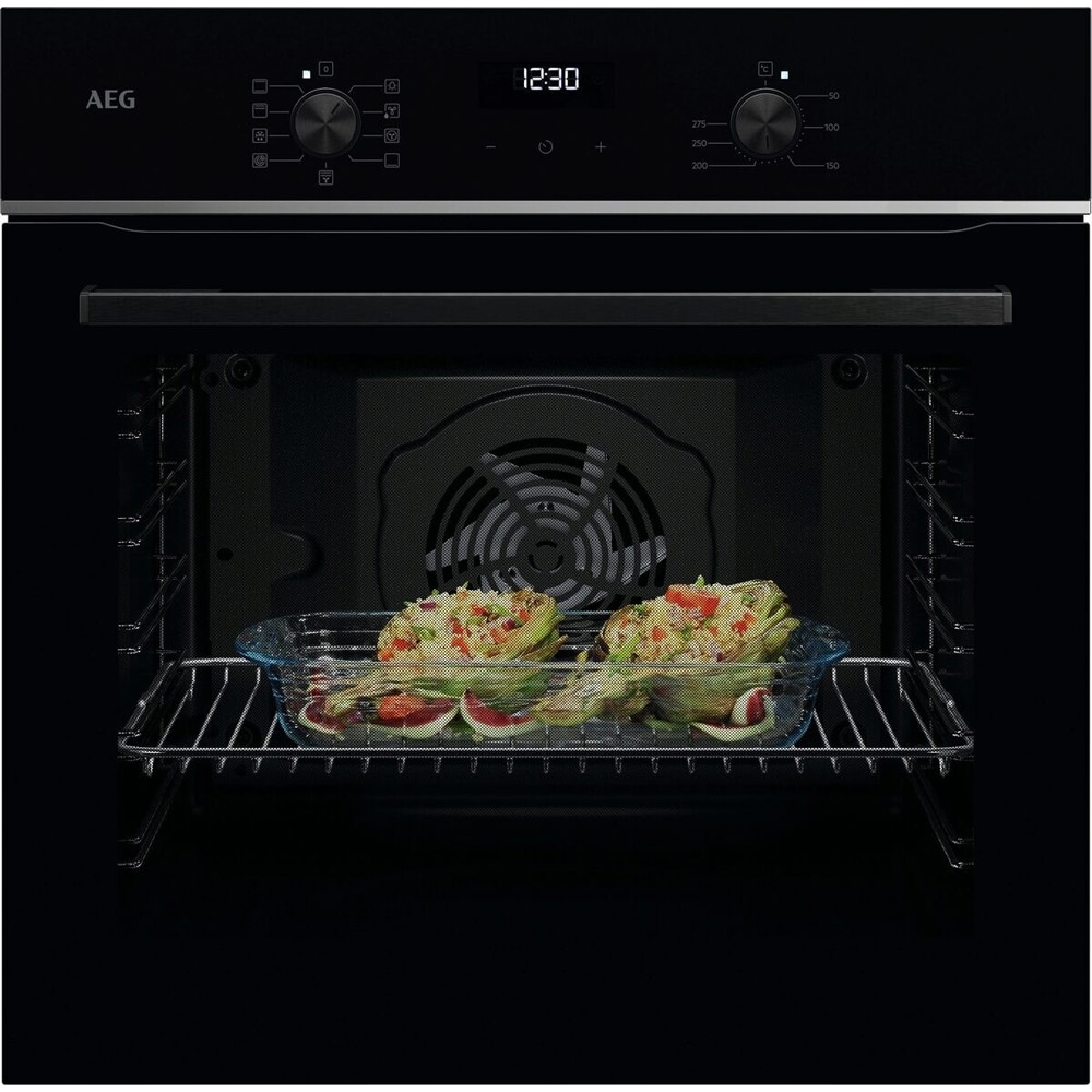 Cuptor incorporabil AEG SurroundCook TU5AB21FSB, Electric, Autocuratare AquaClean, 72 l, Clasa A+, negru