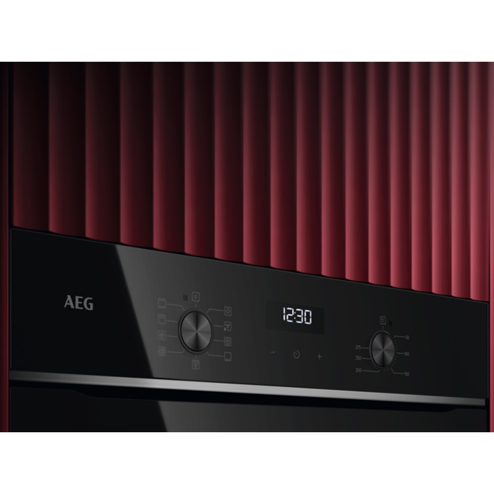Cuptor incorporabil AEG SurroundCook TU5AB21FSB, Electric, Autocuratare AquaClean, 72 l, Clasa A+, negru
