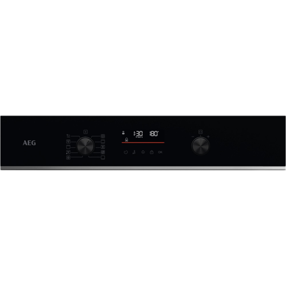 Cuptor incorporabil AEG SurroundCook TU5PB431SB, Electric, Autocuratare pirolitica, 72 l, Clasa A++, Wi-Fi, negru