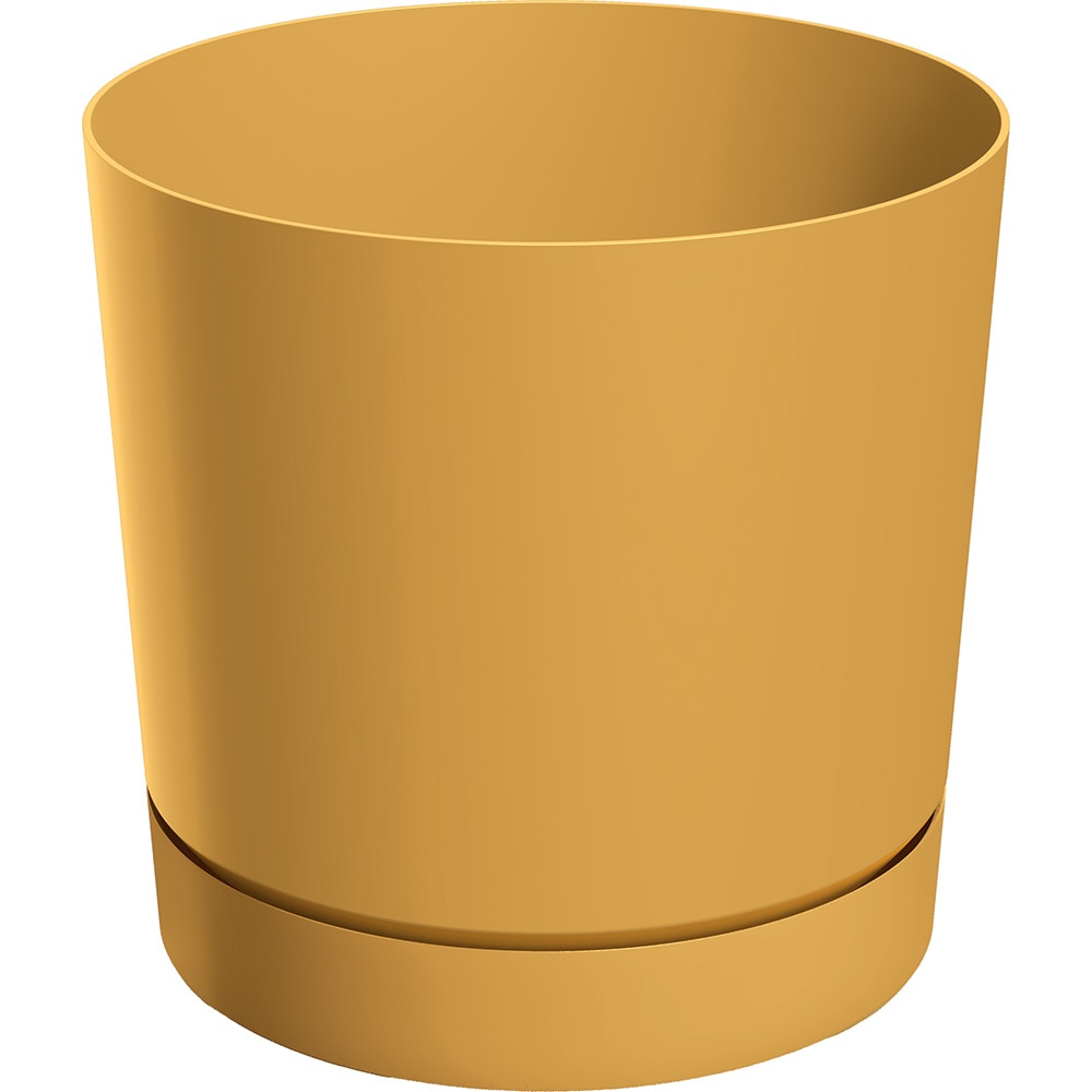 Ghiveci Tubo P PROSPERPLAST, D24 cm, galben