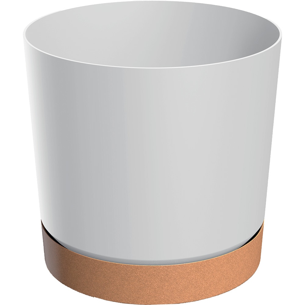 Ghiveci Tubo PM PROSPERPLAST, D24 cm, alb