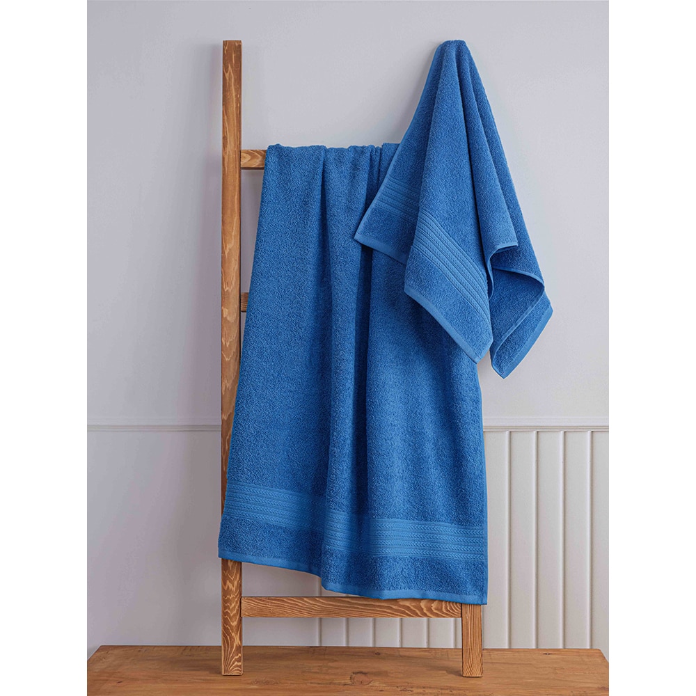 Set 2 prosoape baie MILA HOME Donatella, 70 x 140 cm, 50 x 90 cm, bumbac, navy