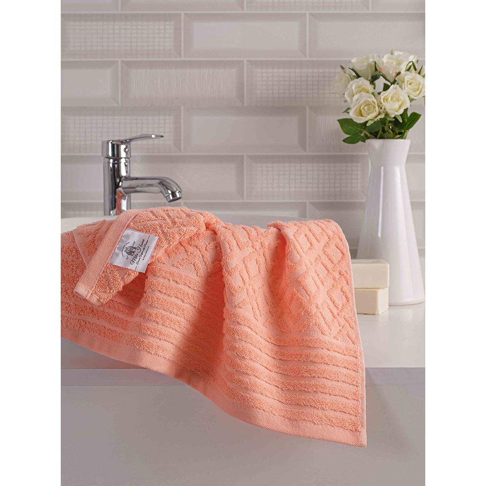 Set 2 prosoape baie MILA HOME Sara, 70 x 140 cm, 50 x 90 cm, bumbac, portocaliu