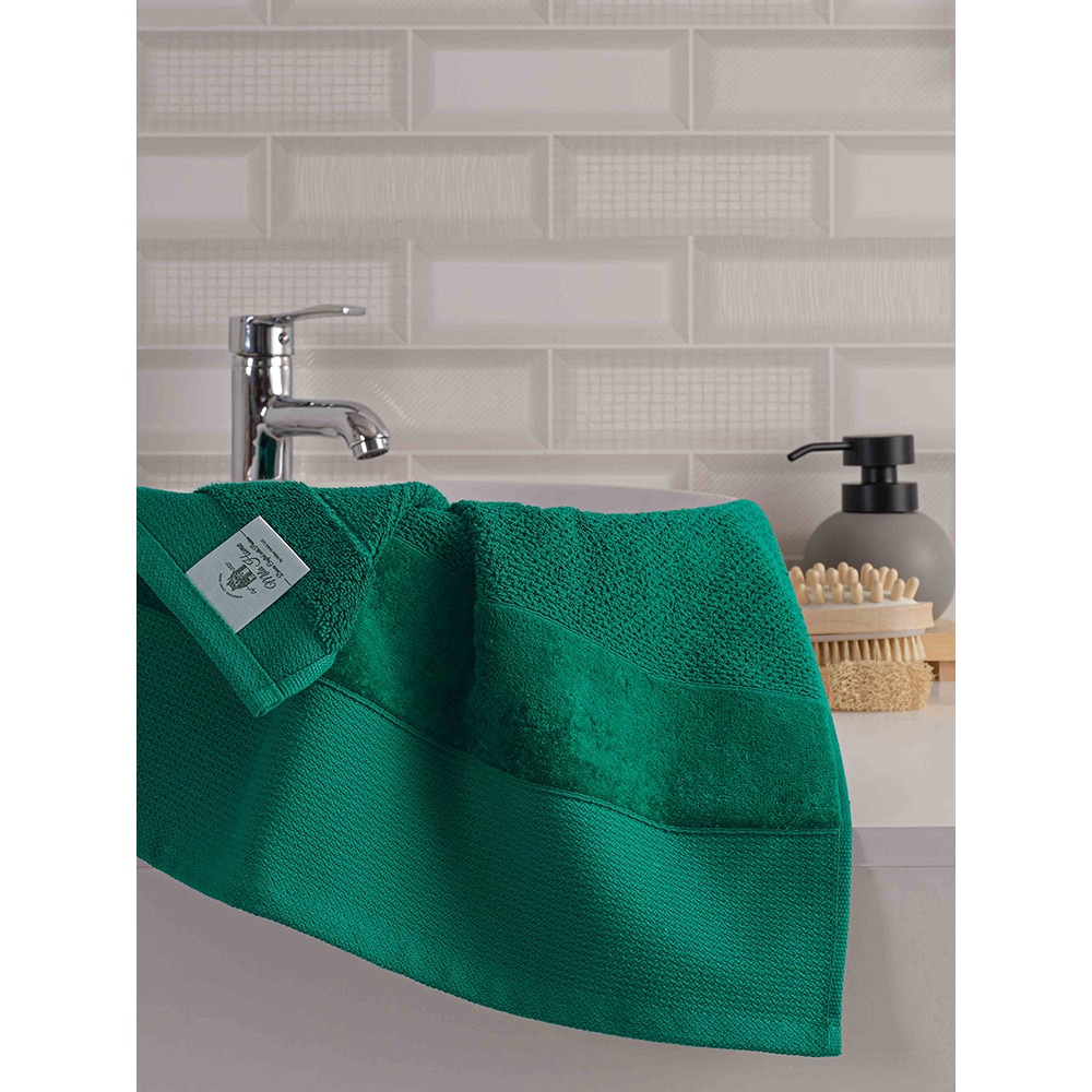 Set 2 prosoape baie MILA HOME Mia, 70 x 140 cm, 50 x 90 cm, bumbac, verde